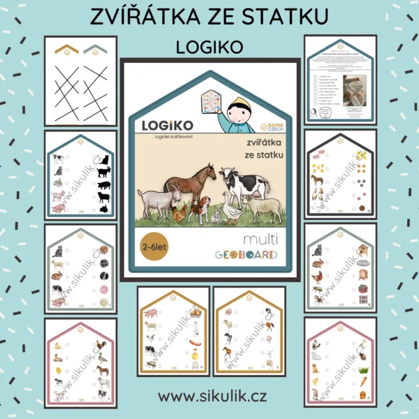 LOGIKO Zvířátka ze statku 1