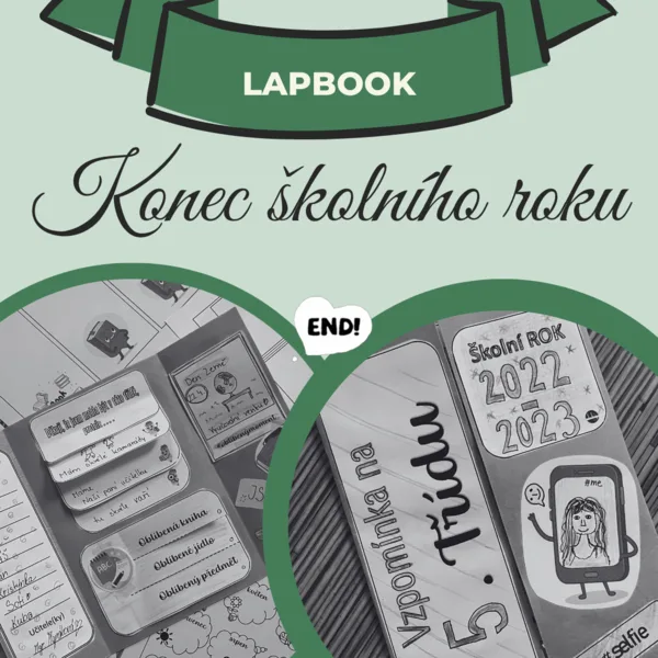 Konec školního roku - vzpomínkový lapbook 1
