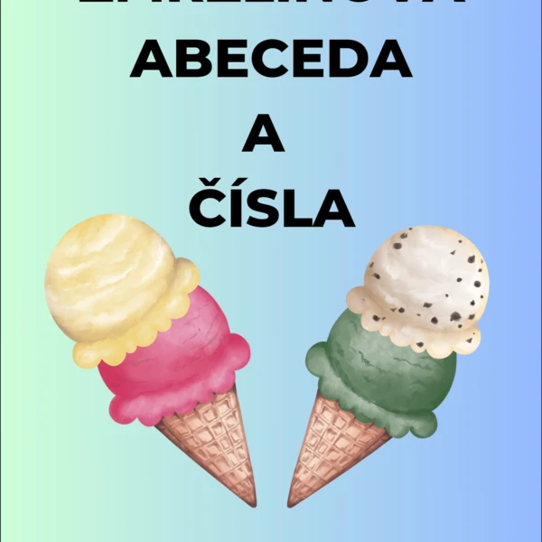 Zmrzlinová abeceda a čísla 1