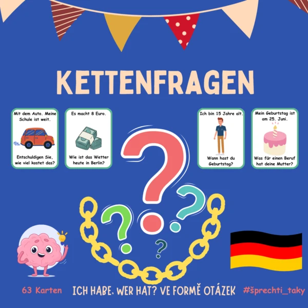 KETTENFRAGEN - řetězec otázek na němčinu 1