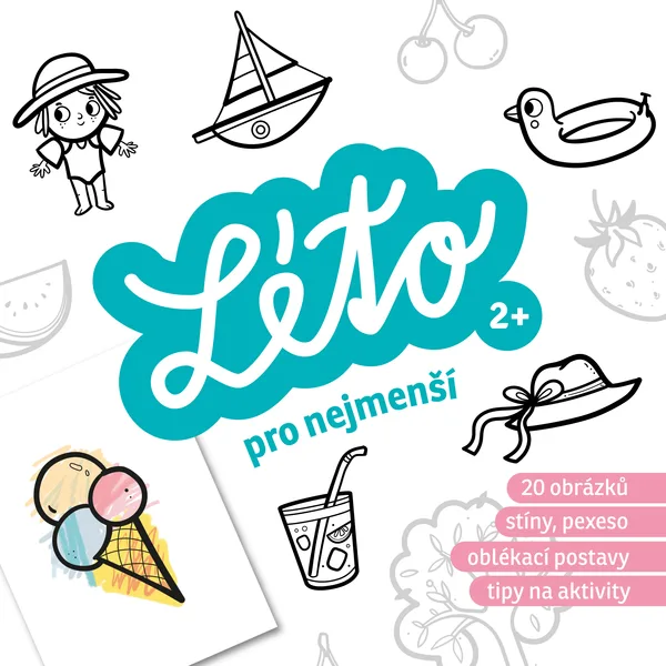 Léto - omalovánky, oblékací panenka a další aktivity pro nejmenší 1