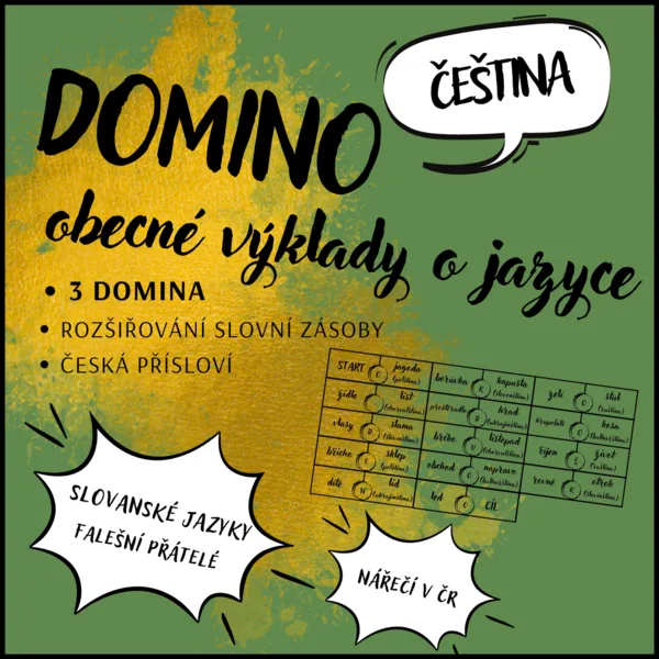Domino - obecné výklady o jazyce 1