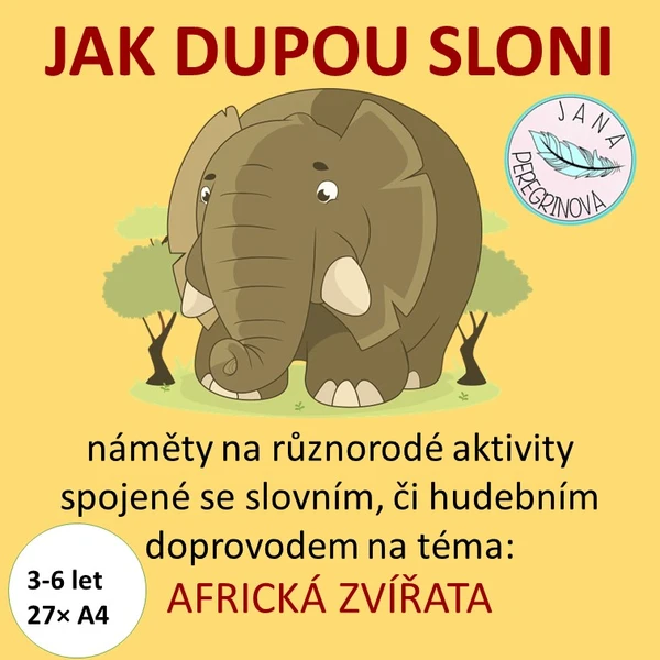 JAK DUPOU SLONI- veselé POHYBOVÉ HRY / AFRICKÁ ZVÍŘATA 1