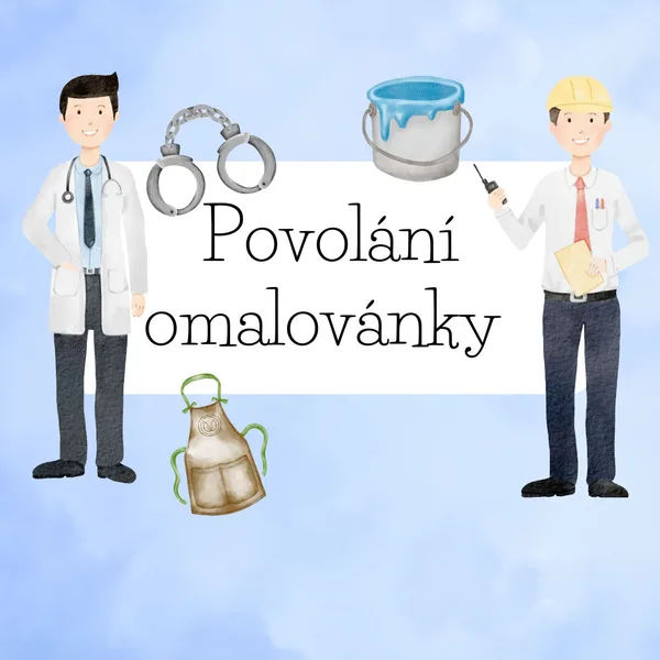 Povolání omalovánky  1