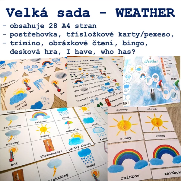 Velká sada aktivit - Weather 1