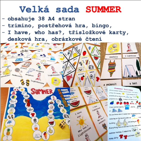 Velká sada aktivit - SUMMER 1