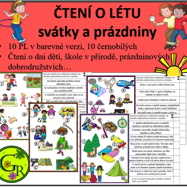 ČTENÍ O LÉTU svátky a prázdniny 1