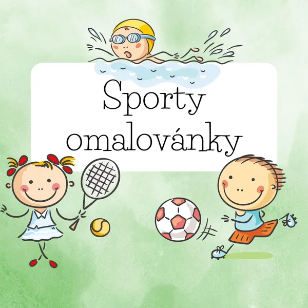 Sporty-omalovánky 1