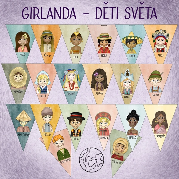 Girlanda - Děti světa  1