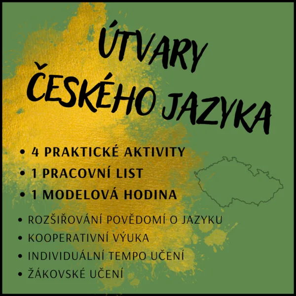 Sada aktivit - Útvary českého jazyka 1