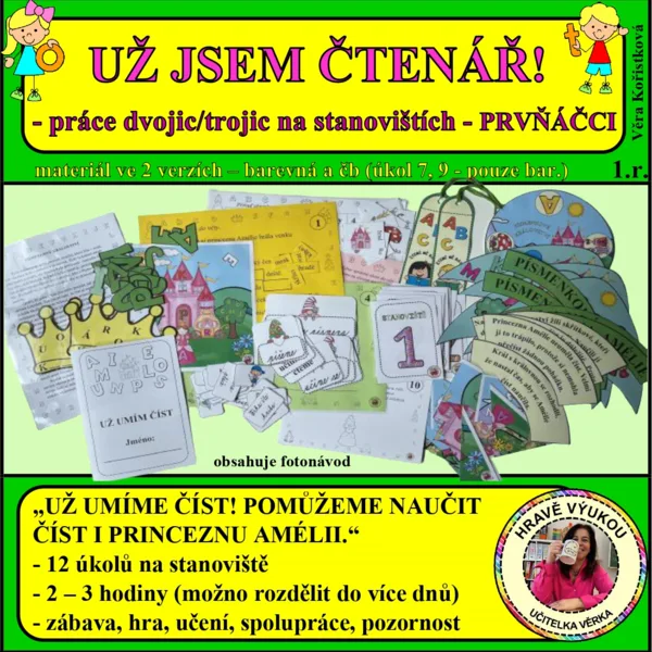 UŽ JSEM ČTENÁŘ – aneb JAK SE PRINCEZNA Z PÍSMENKOVÉHO KRÁLOVSTVÍ NAUČILA ČÍST 1