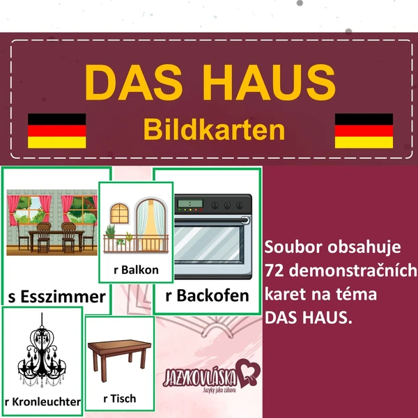 Das Haus Bildkarten 1