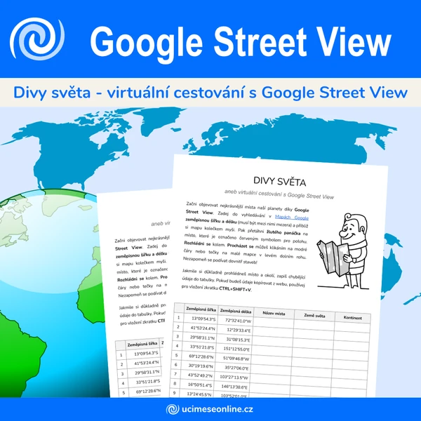 Virtuální cestování s Google Street View 1