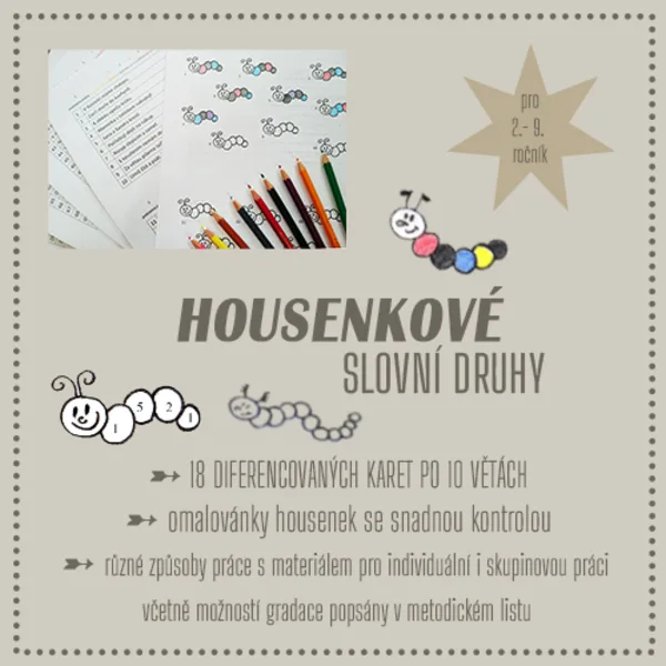 Housenkové slovní druhy 1