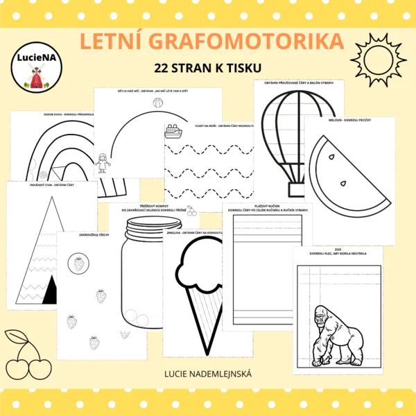 Letní grafomotorika 1