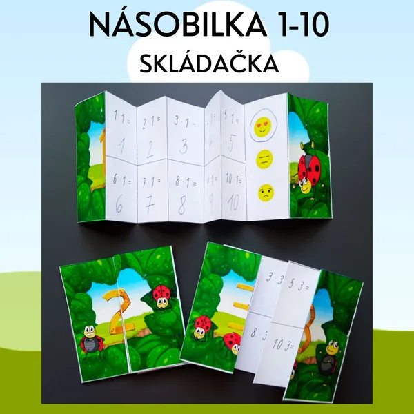 Násobilka skládačka 1