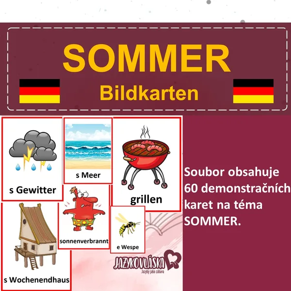 Sommer Bildkarten 1