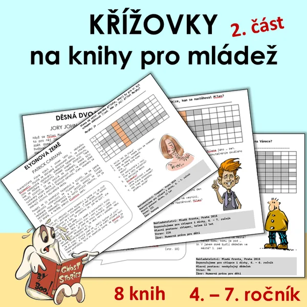 Křížovky na knihy 2. část - 4. - 7. ročník 1