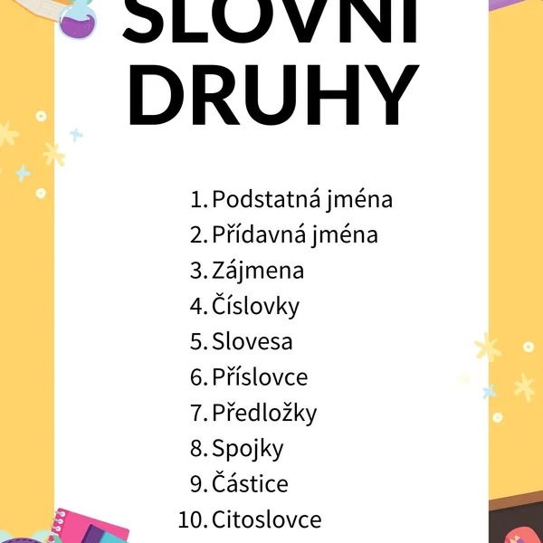 Slovní druhy 1