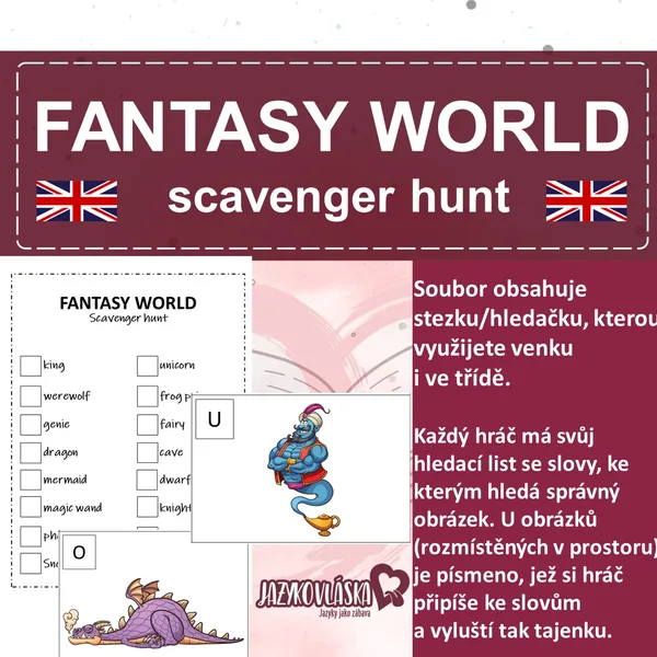 Fantasy World scavenger hunt 1