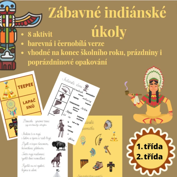 Zábavné indiánské úkoly 1