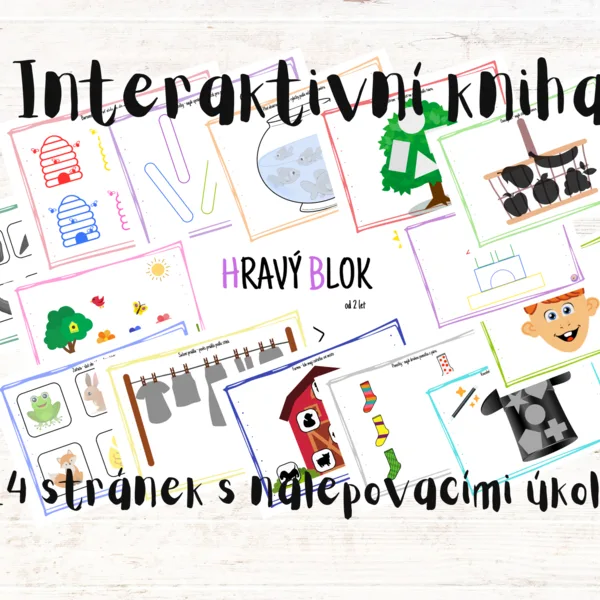 Hravý blok - interaktivní kniha 1