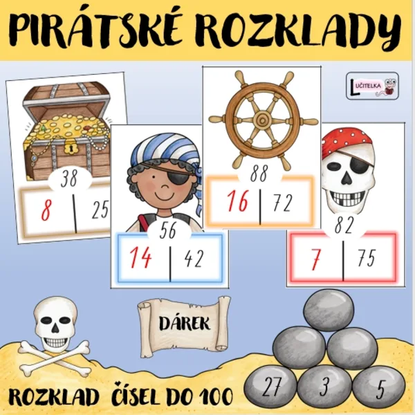 Pirátské rozklady - počítáme do 100 1