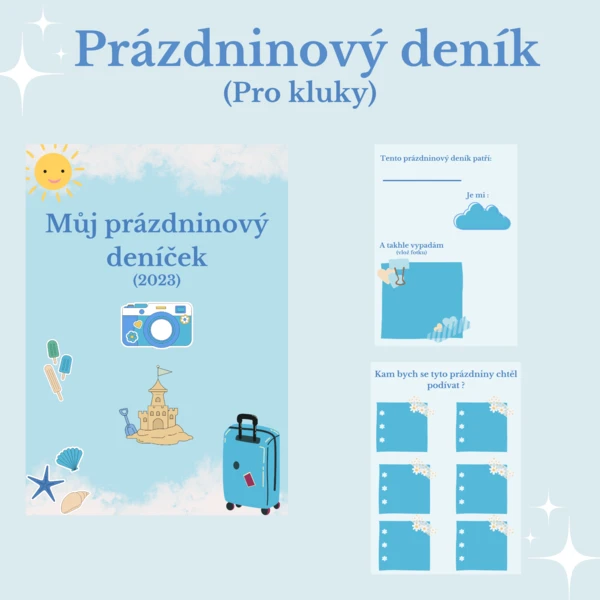 Prázdninový deník (pro kluky) 1
