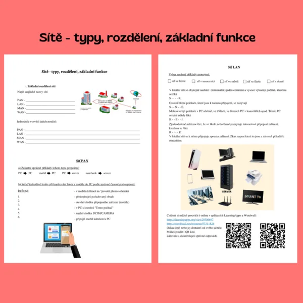 Sítě - typy, rozdělení, základní funkce 1