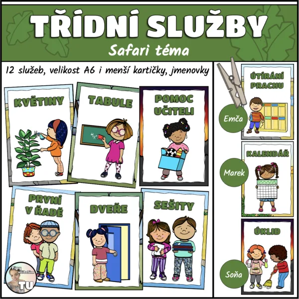 Třídní služby - safari téma 1