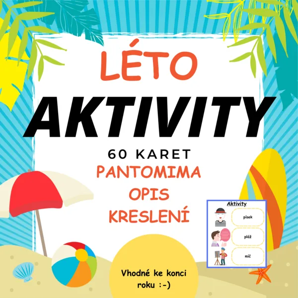 LÉTO - 60 karet na hru AKTIVITY 1