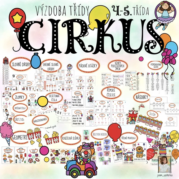 CIRKUS - výzdoba třídy 1