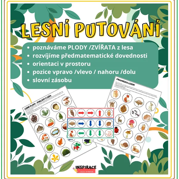 ORIENTACE v prostoru (LESNÍ PUTOVÁNÍ) 🌲🍄 1