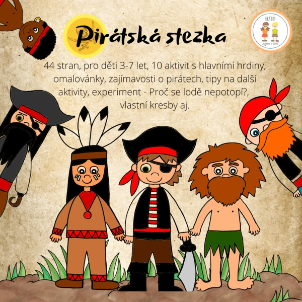 Zážitkový příběh s aktivitami - Hledání mince piráta Černého Vouse 1