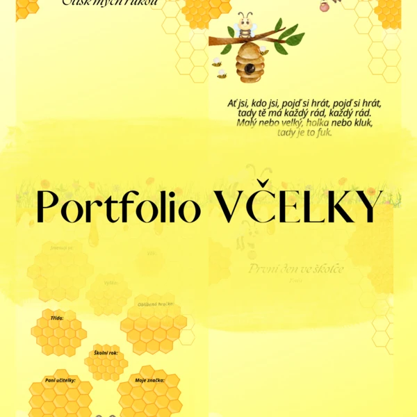 Poprvé ve školce - Včelky portfolio 1