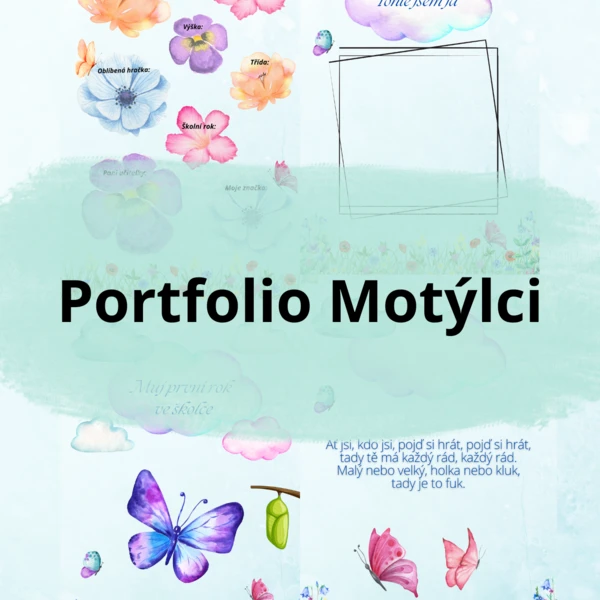 Poprvé ve školce - portfolio Motýlci 1