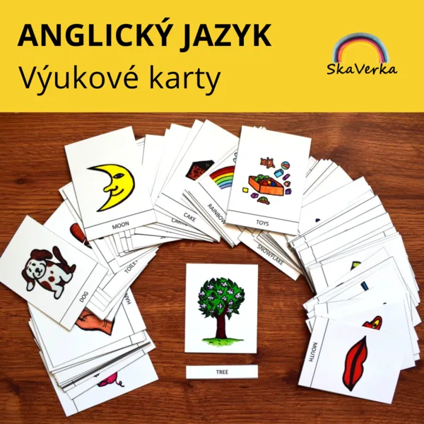 ANGLICKÝ JAZYK - výukové karty 1