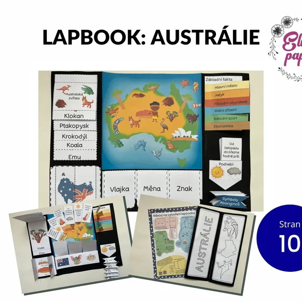 Lapbook - Austrálie 1