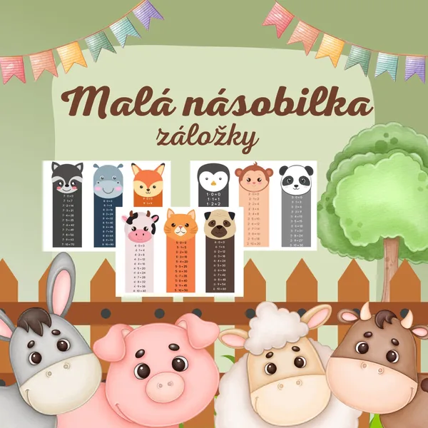 Malá násobilka - záložky. 1