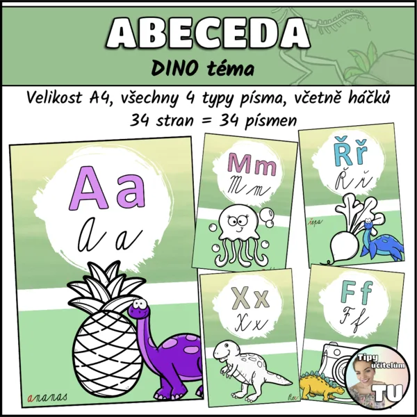 Abeceda - dino téma 1