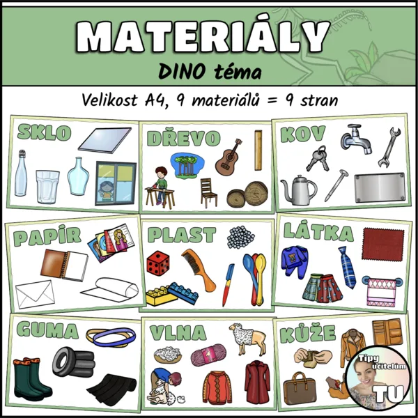Materiály - dino téma 1