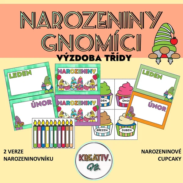 GNOMÍCI - narozeniny 1