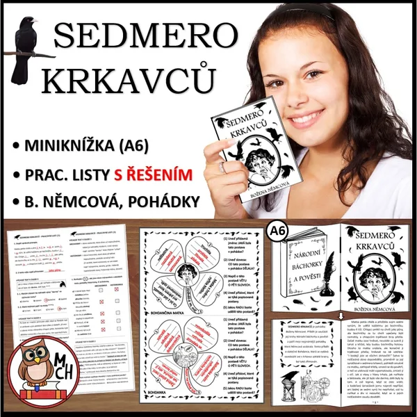 B. Němcová: SEDMERO KRKAVCŮ (mini knížka, PL s řešením) 1