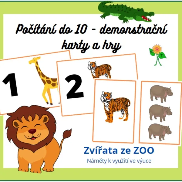 ZOO - Počítáme do 10 (výzdoba + hry) 1