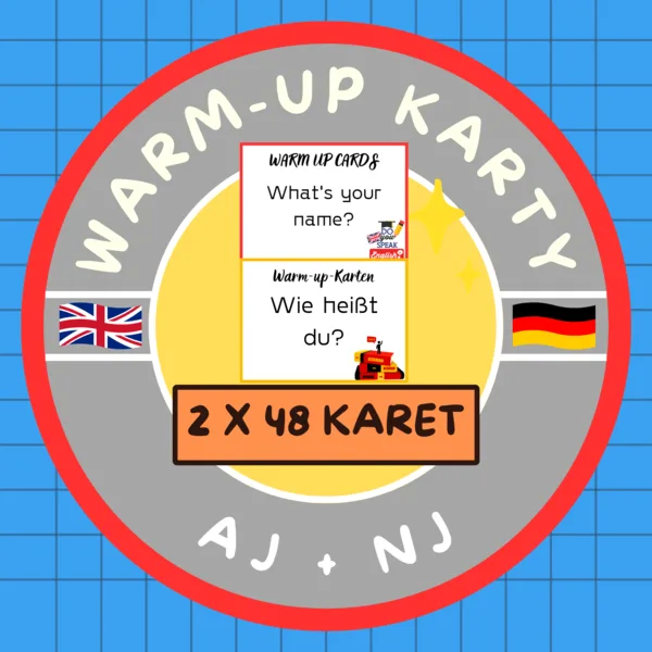 WARM-UP karty - AJ + NJ (2x 48 karet) 1