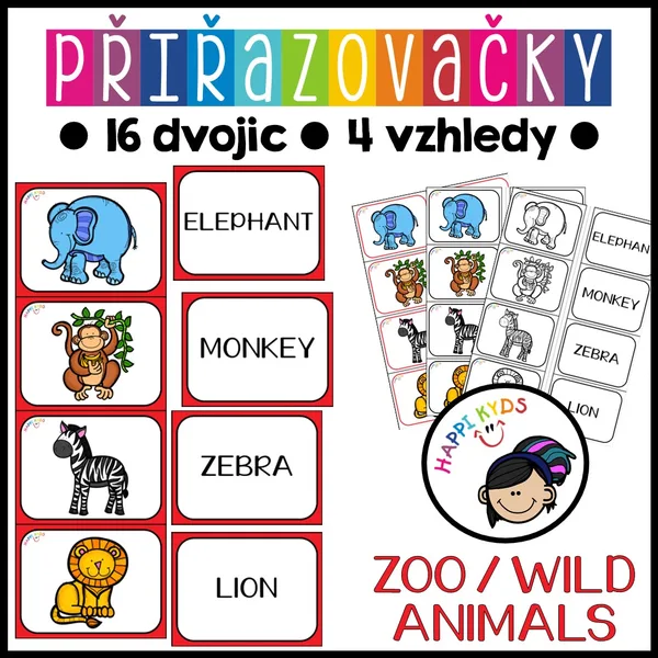 Přiřazovačky - ZOO ANIMALS 1