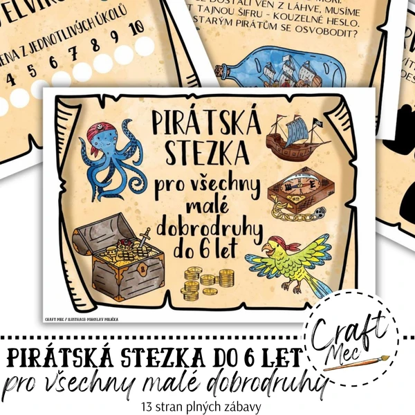 PIRÁTSKÁ STEZKA PRO DĚTI DO 6 LET 1