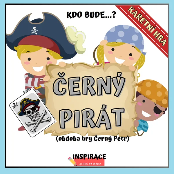 Karetní hra - ČERNÝ PIRÁT ☠️🏴 1