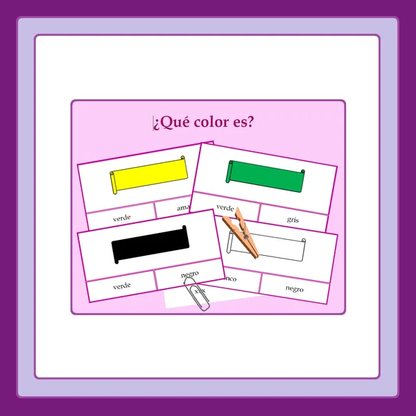 ¿Qué color es? 1