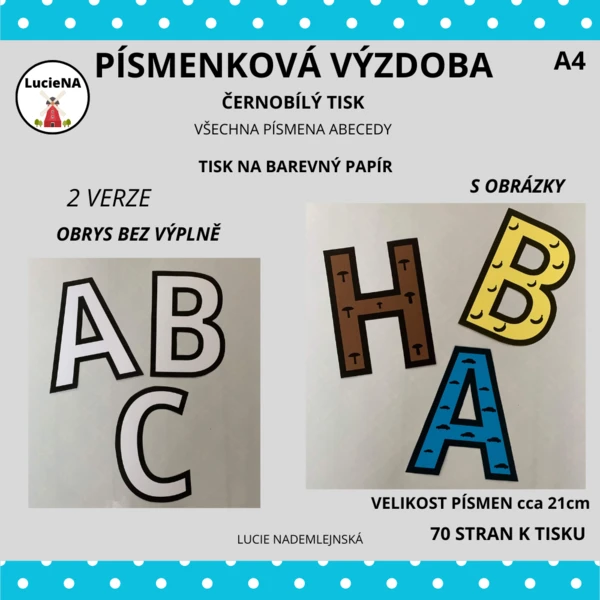 PÍSMENKOVÁ VÝZDOBA 1